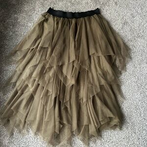 Free people tulle Layered Women's Skirt